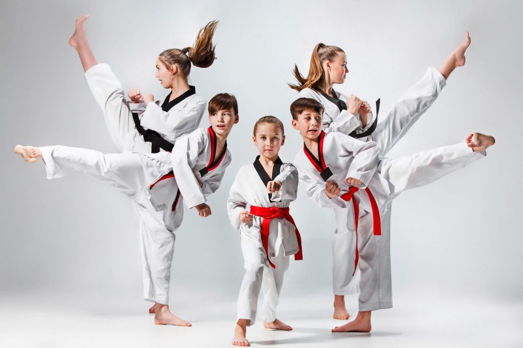 kids training martial arts